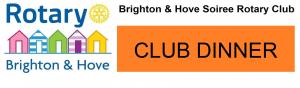 Dinner & Speaker  Laura King - at The Hove Club 7.00pm for 7.30pm